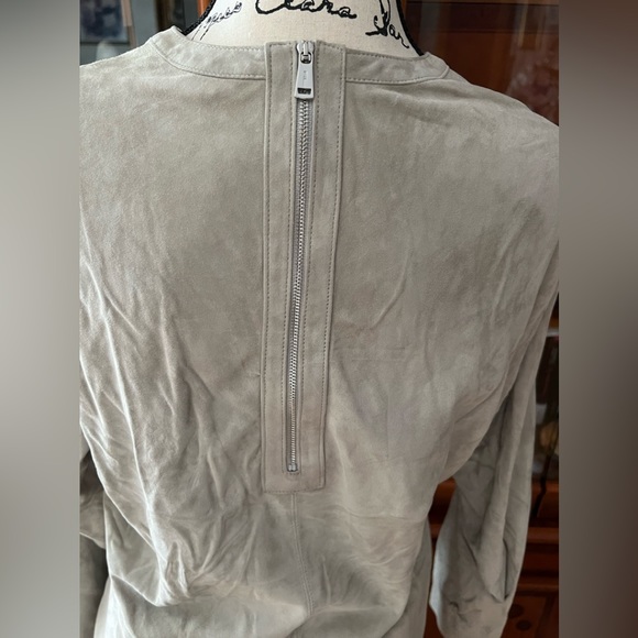 $1995 RALPH LAUREN BLACK LABEL  LAMB-SUEDE WRAP-AROUND WOMEN PENCIL SKIRT SZ:2 - Picture 4 of 8